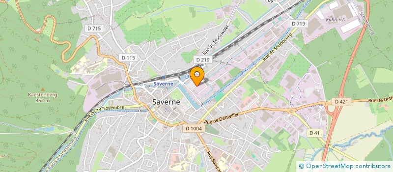 localisation de l'entreprise SAIT MINING à SAVERNE