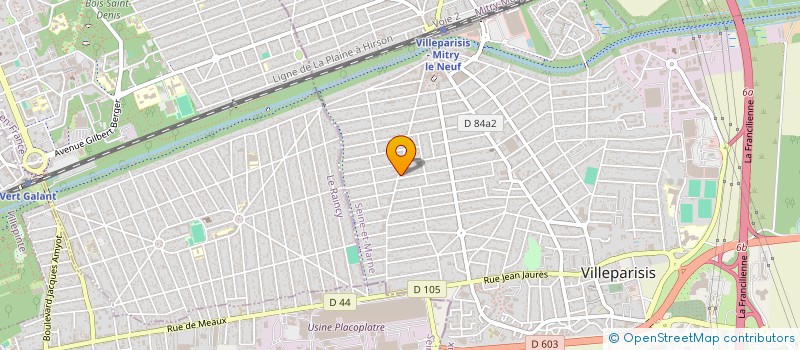 localisation de l'entreprise SAITHAZ à VILLEPARISIS