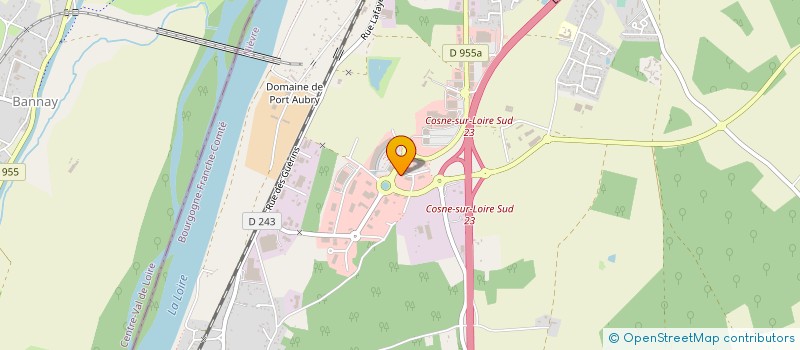 localisation de l'entreprise SAITOM à COSNE-COURS-SUR-LOIRE