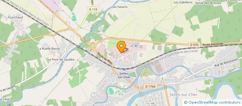 localisation de l'entreprise SAITOS ET SAITOS  SELLES-SUR-CHER