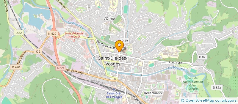 localisation de l'entreprise SAIVAL SARL  SAINT-DIE-DES-VOSGES