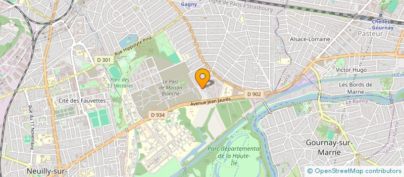 localisation de l'entreprise SAIZO à NEUILLY-SUR-MARNE