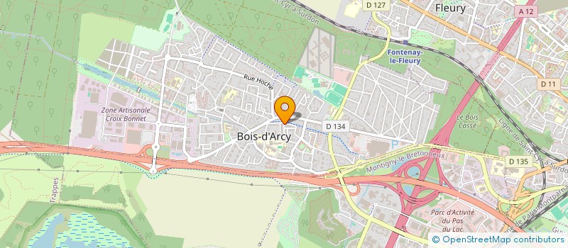 localisation de l'entreprise SAJ à BOIS-D'ARCY
