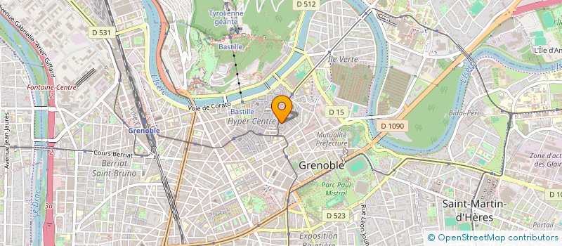 localisation de l'entreprise SAJ  GRENOBLE