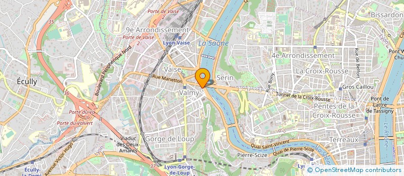 localisation de l'entreprise SAJ  LYON