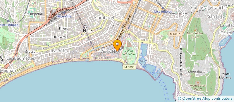 localisation de l'entreprise SAJ à NICE
