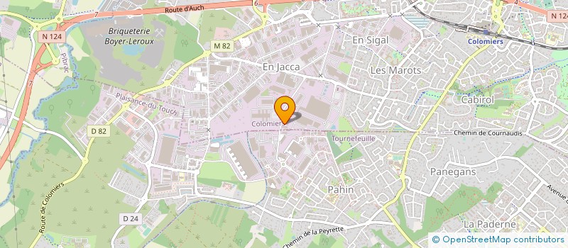 localisation de l'entreprise SAJ à COLOMIERS