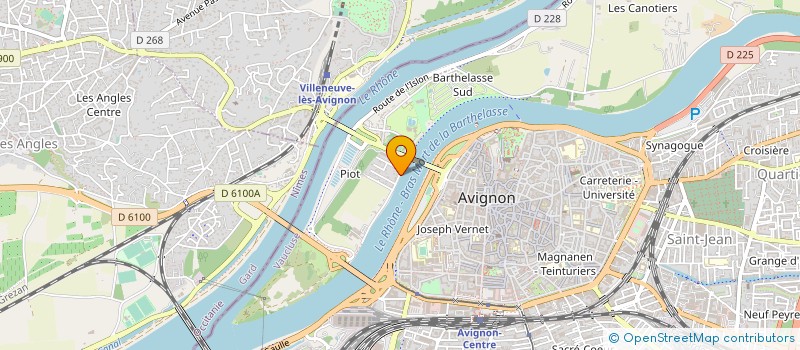 localisation de l'entreprise SAJ  AVIGNON