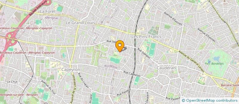 localisation de l'entreprise SAJ  BORDEAUX