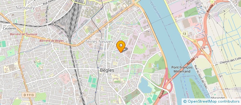 localisation de l'entreprise SAJ à BEGLES