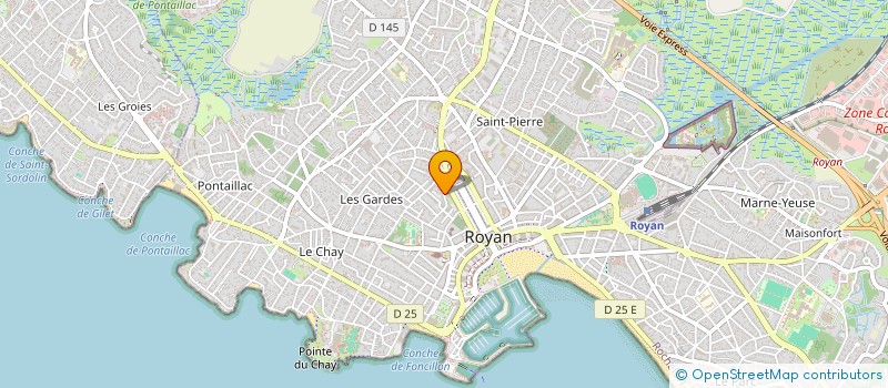 localisation de l'entreprise SAJ  ROYAN