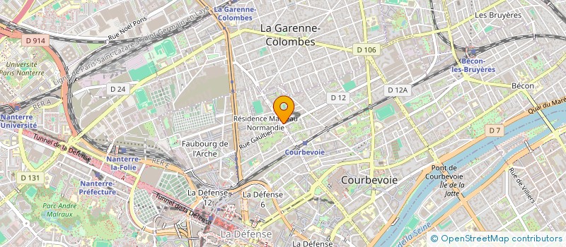 localisation de l'entreprise SAJ AL REEF à COURBEVOIE