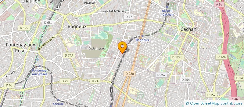 localisation de l'entreprise SAJ ASSURANCES à BAGNEUX