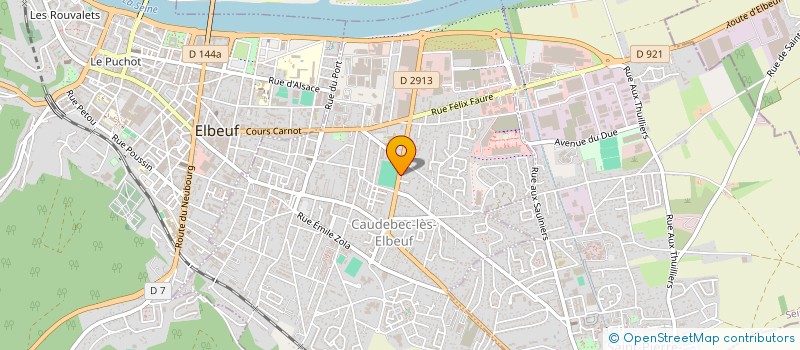 localisation de l'entreprise SAJ FERMETURES  CAUDEBEC-LES-ELBEUF