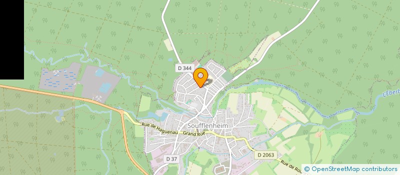 localisation de l'entreprise SAJ HORIZON  SOUFFLENHEIM