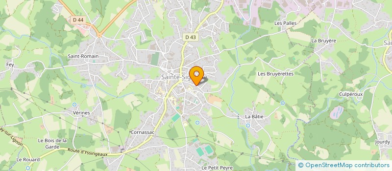localisation de l'entreprise SAJ IMMO à SAINTE-SIGOLENE