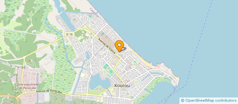 localisation de l'entreprise SAJ IMMOBILIER  KOUROU