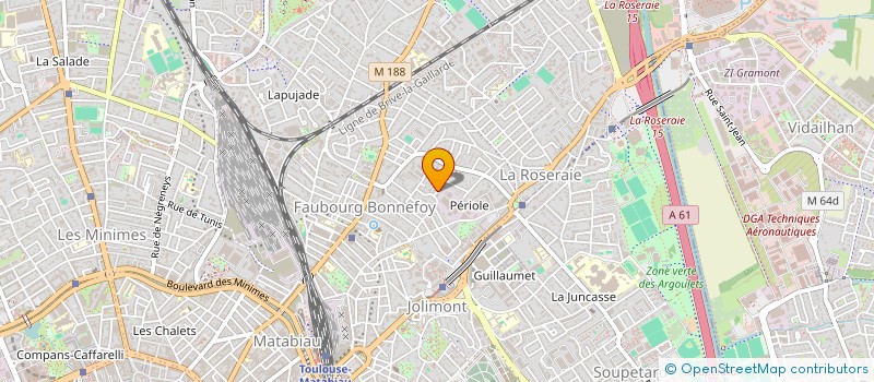 localisation de l'entreprise SAJ INVEST à TOULOUSE
