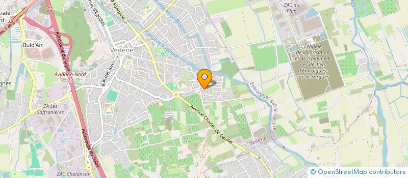 localisation de l'entreprise SAJA  VEDENE