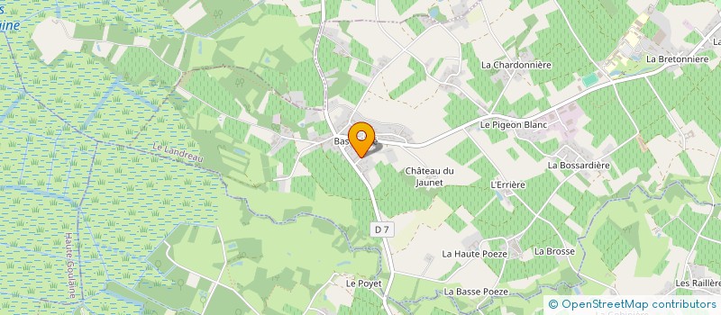 localisation de l'entreprise SAJA à SAINT-SEBASTIEN-SUR-LOIRE