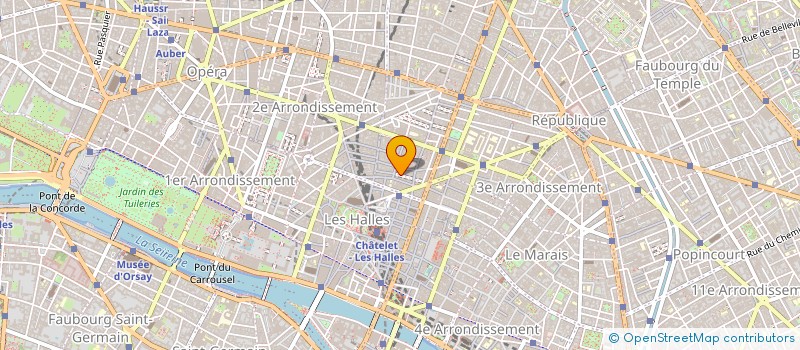 localisation de l'entreprise SAJE à PARIS