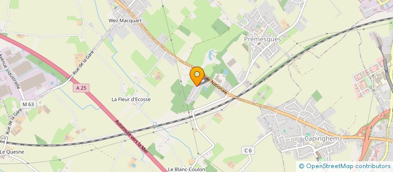 localisation de l'entreprise SAJE  ENNETIERES-EN-WEPPES