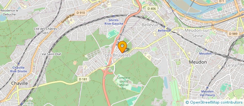 localisation de l'entreprise SAJE à SEVRES