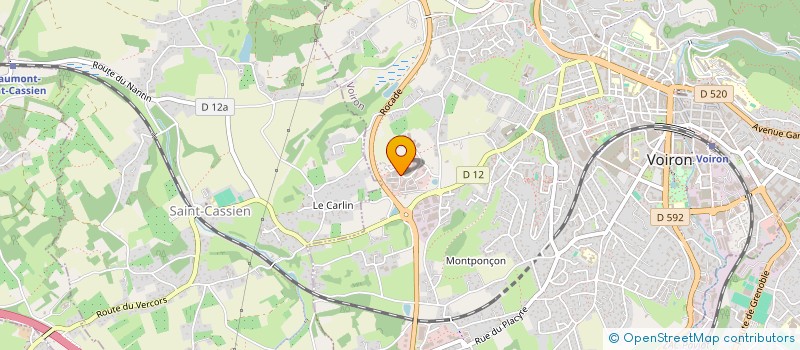 localisation de l'entreprise SAJE à VOIRON