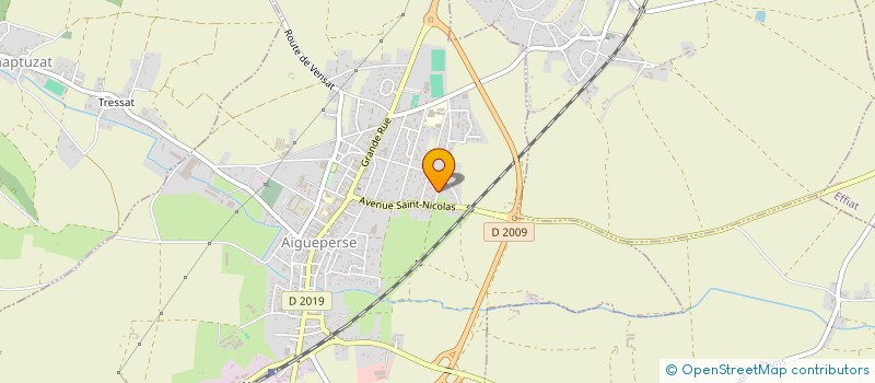 localisation de l'entreprise SAJE  CHATEL-GUYON