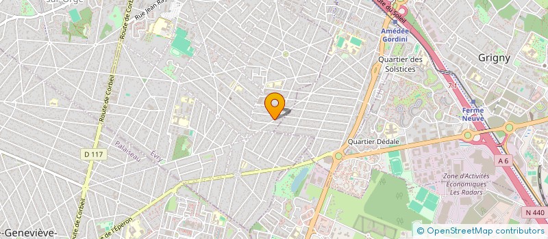 localisation de l'entreprise SAJE FORMALITES  MORSANG-SUR-ORGE