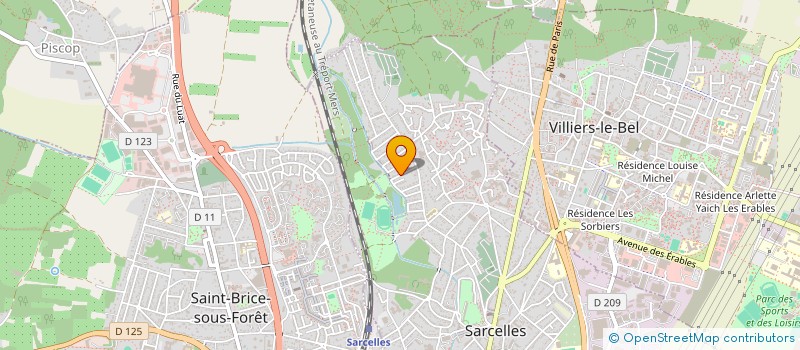 localisation de l'entreprise SAJEA HOLDING  SARCELLES