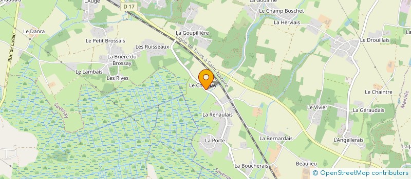 localisation de l'entreprise SAJEANDA  SAVENAY