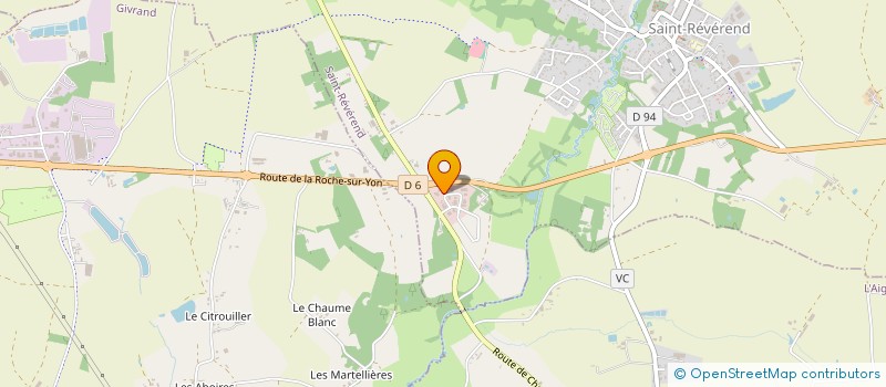 localisation de l'entreprise SAJECO à SAINT-REVEREND