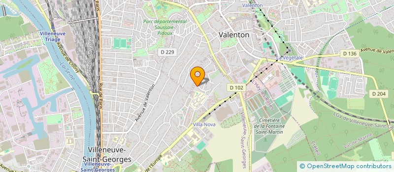 localisation de l'entreprise SAJED PRIMEUR à VILLENEUVE-SAINT-GEORGES