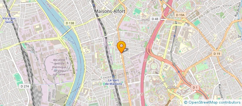 localisation de l'entreprise SAJEE à MAISONS-ALFORT