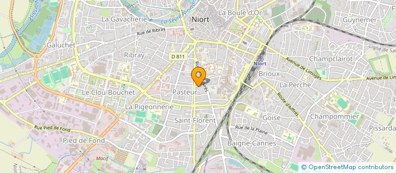 localisation de l'entreprise SAJEELA  NIORT