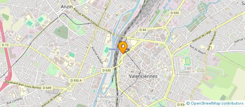 localisation de l'entreprise SAJEEN  VALENCIENNES