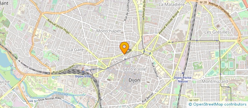 localisation de l'entreprise SAJEF  DIJON