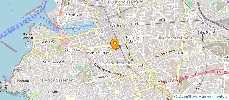 localisation de l'entreprise SAJEFI à MARSEILLE