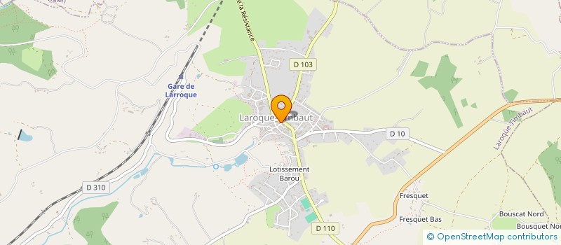 localisation de l'entreprise SAJEGAGY  LAROQUE-TIMBAUT