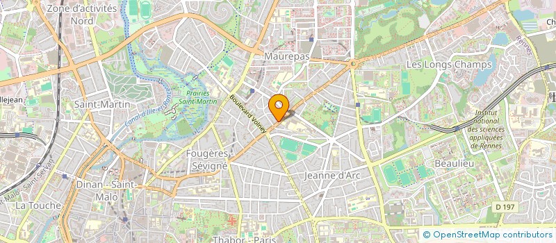 localisation de l'entreprise SAJEL RENNES  RENNES