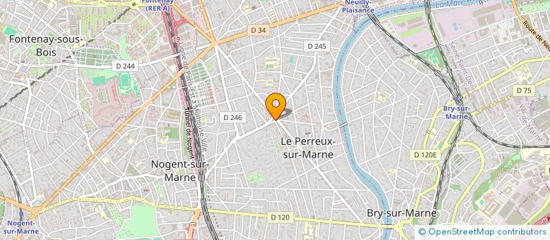 localisation de l'entreprise SAJELO  LE PERREUX-SUR-MARNE