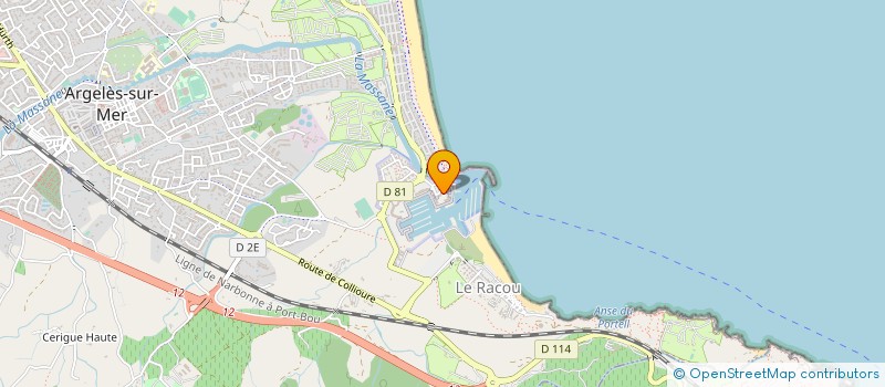 localisation de l'entreprise SAJEPHI à ARGELES SUR MER