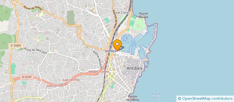 localisation de l'entreprise SAJERANE à ANTIBES