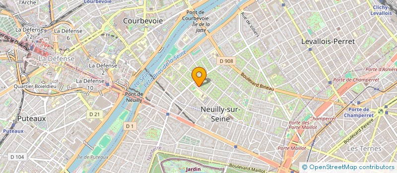 localisation de l'entreprise SAJESS à NEUILLY-SUR-SEINE