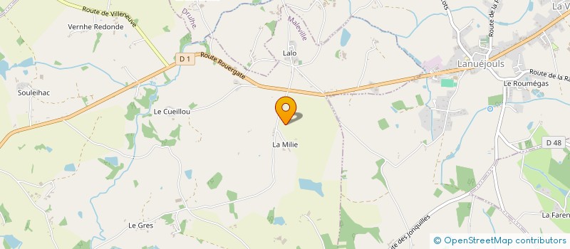 localisation de l'entreprise SAJEV  MALEVILLE