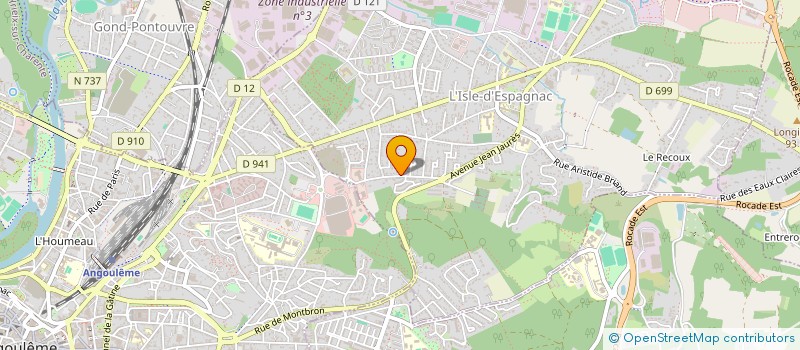 localisation de l'entreprise SAJEX  L'ISLE-D'ESPAGNAC