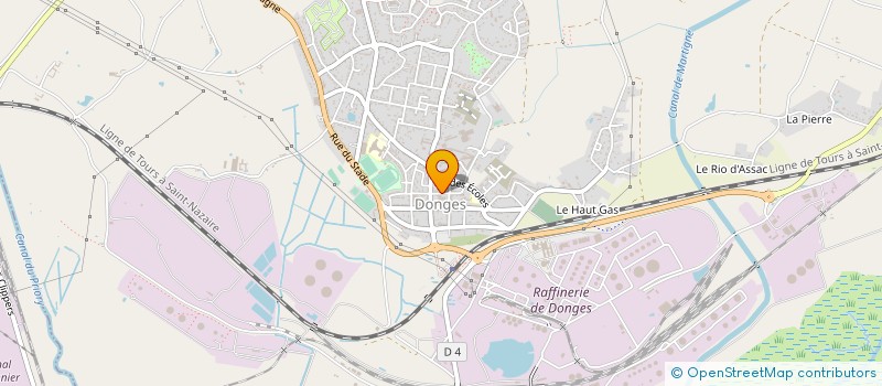 localisation de l'entreprise SAJJ  DONGES
