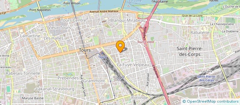 localisation de l'entreprise SAJJE  TOURS