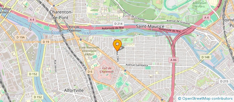 localisation de l'entreprise SAJJE  MAISONS-ALFORT